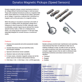 Dynalco Magnetic Pickups (Speed Sensors) for Oil & Gas Engines & Generators